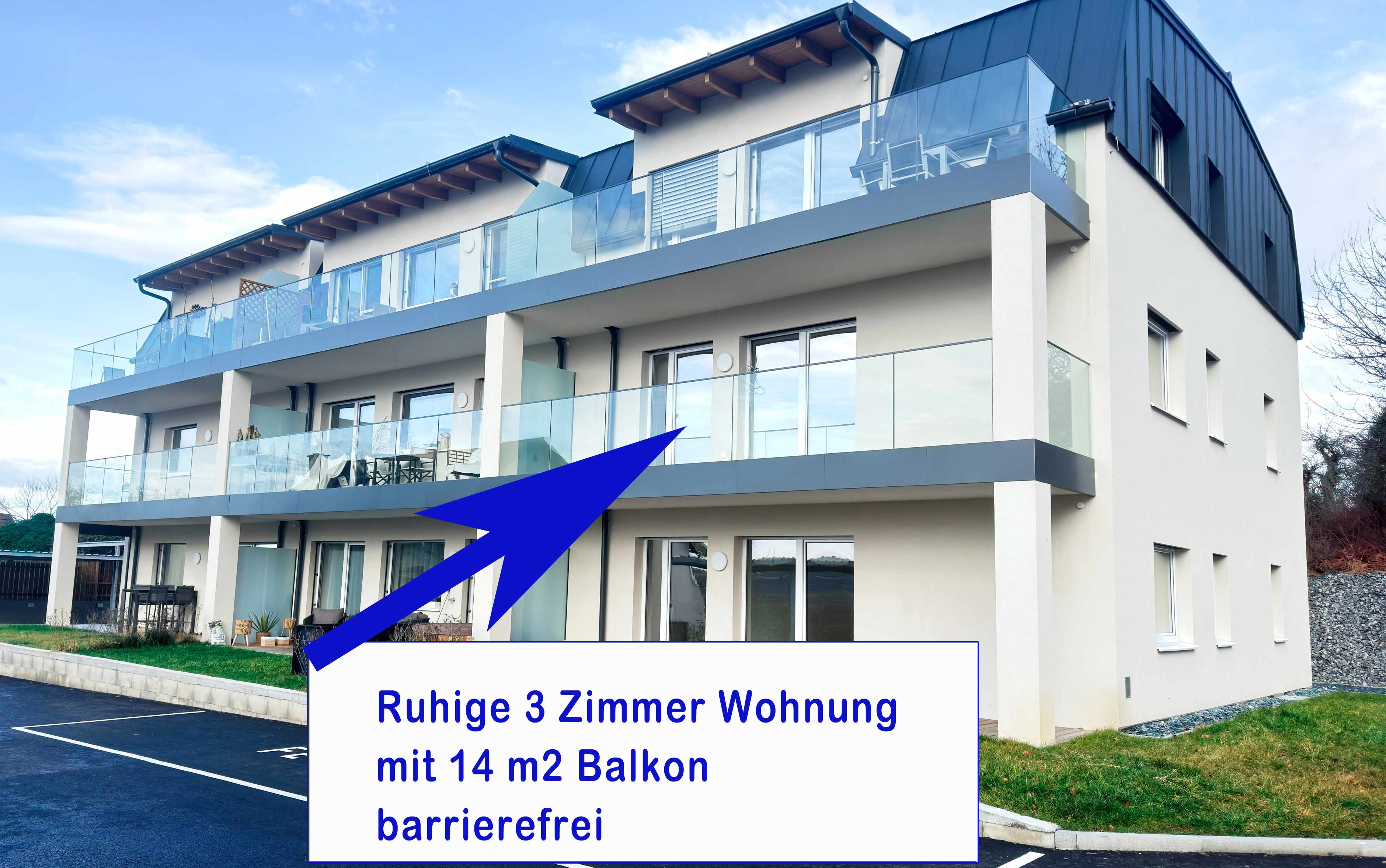 Haus 3 Top6 3 Zimmer WOhnung mit Balkon